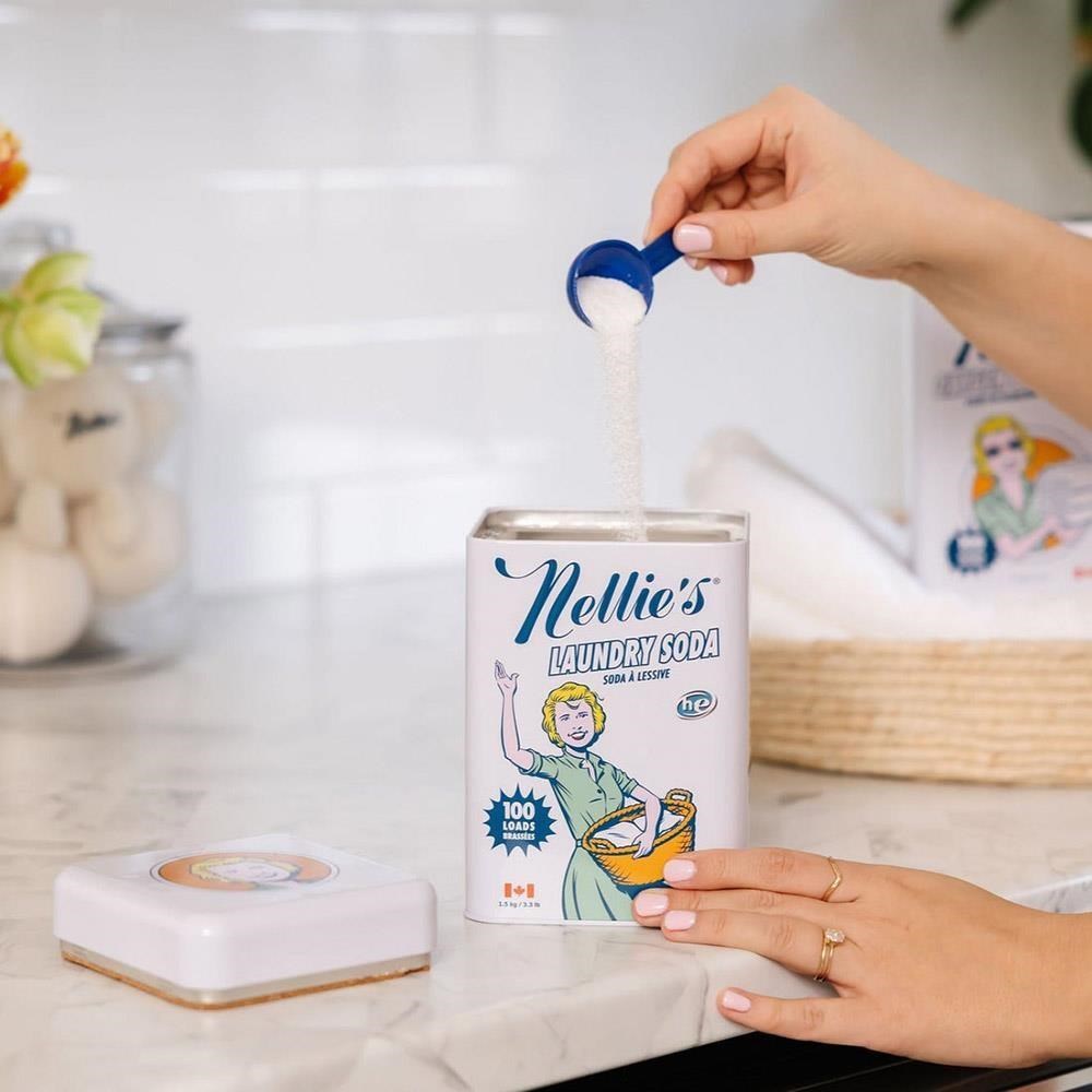 Nellies 復古鐵盒天然洗衣粉 (1.5kg/100次用)