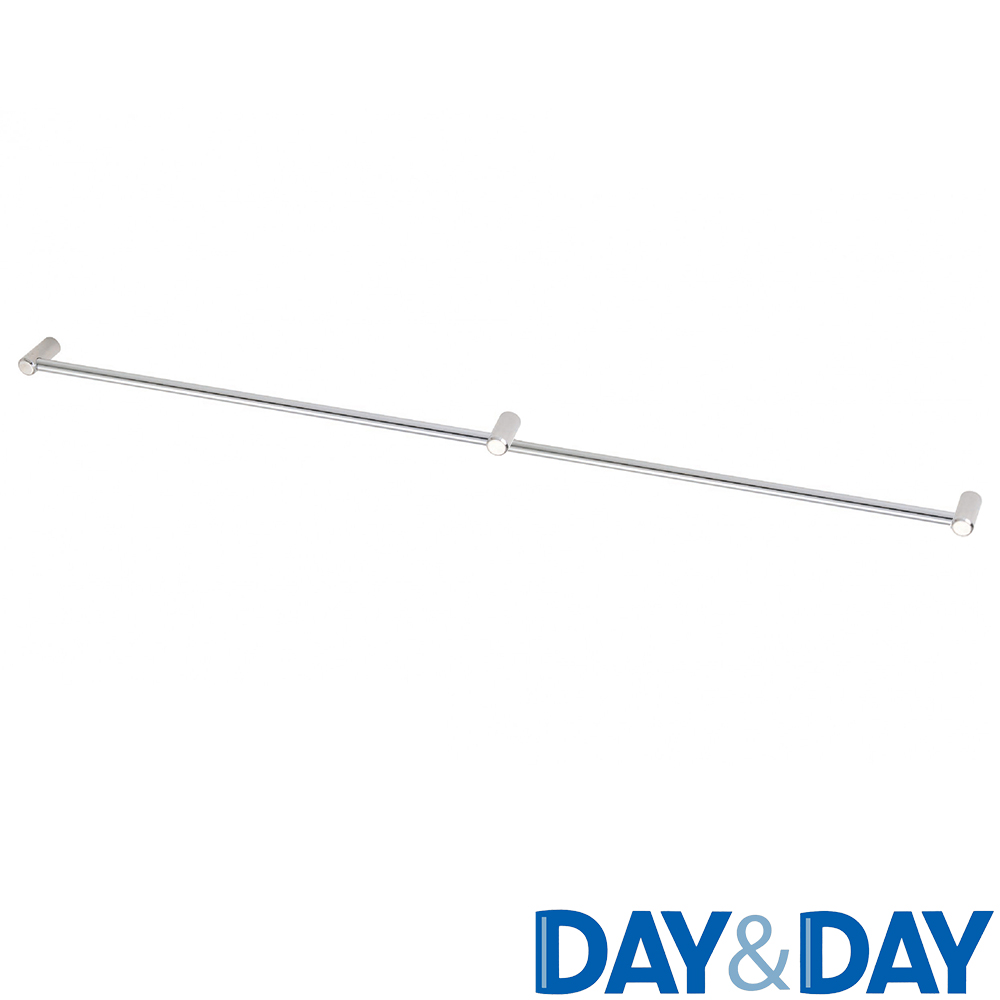 DAY&DAY 日日 現代極簡 不鏽鋼 鏡面 廚衛通用加長掛桿 中通設計-180cm《不含安裝》