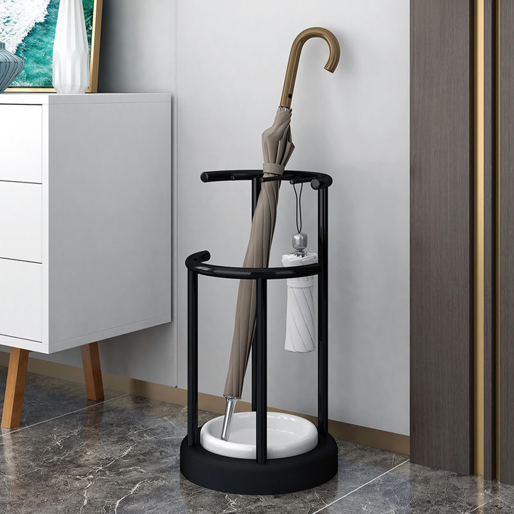 H&R安室家 雨傘收納架/傘架-2色選(傘桶 雨傘瀝水桶 收納架 玄關收納) - PChome 24h購物