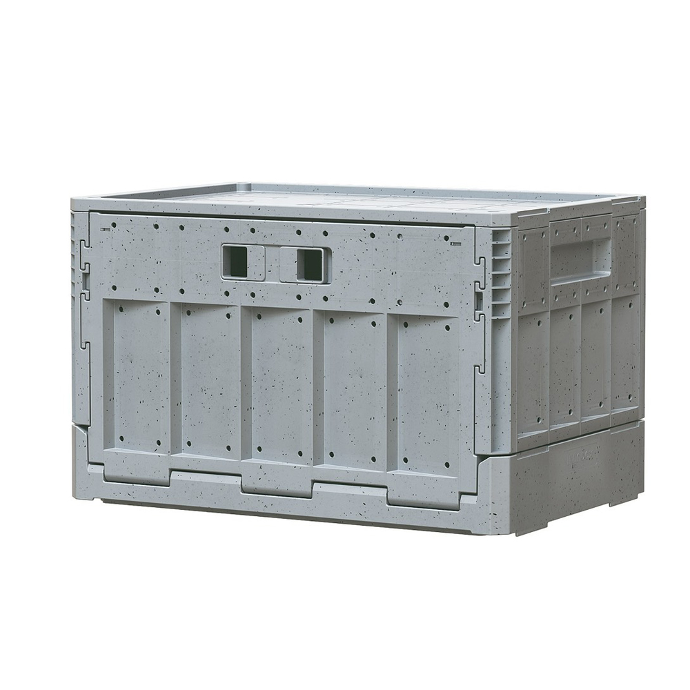 SHUTER 樹德 《真心良品》清水模摺疊收納箱48L -1入