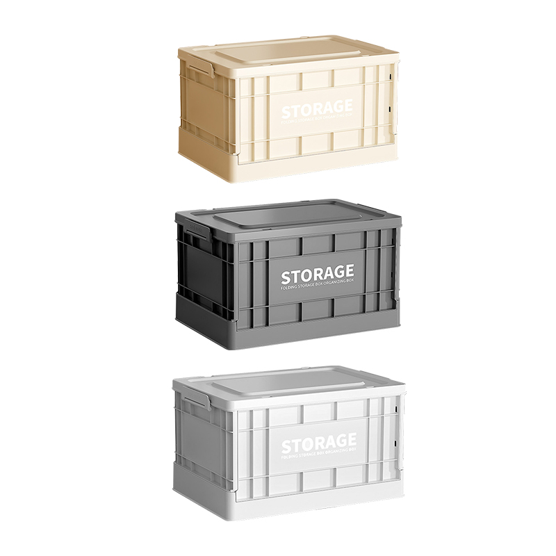  工業風有型滑輪折疊收納箱 大款 整理箱 可堆疊 滑輪收納箱 儲物箱 露營 玩具收納 大容量