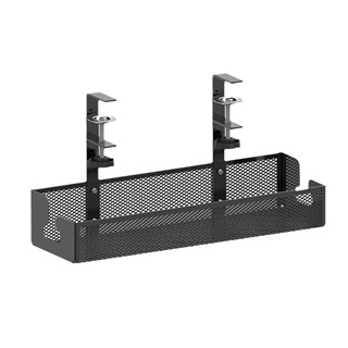 MGSHOP 麻吉小舖 桌下理線器收納架 延長線收納架 桌下收納架(網格款)