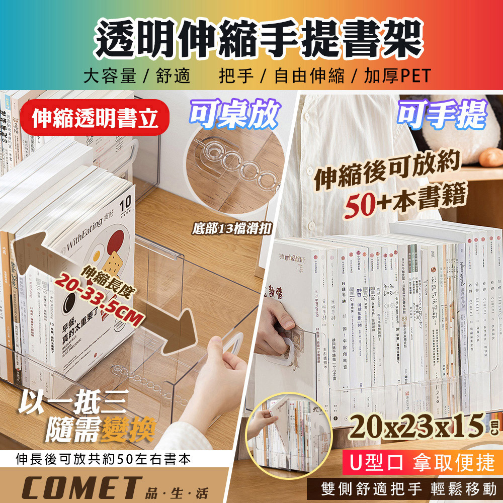 透明伸縮書架(SD-3850)