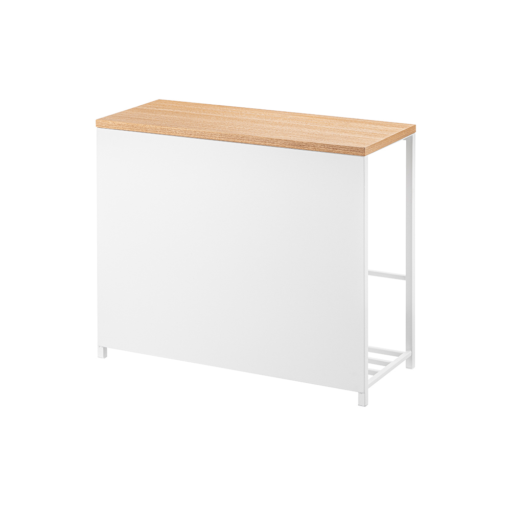 YAMAZAKI 山崎 tower玄關收納長凳架(白)日本百年品牌穿鞋椅/置物架/玄關收納