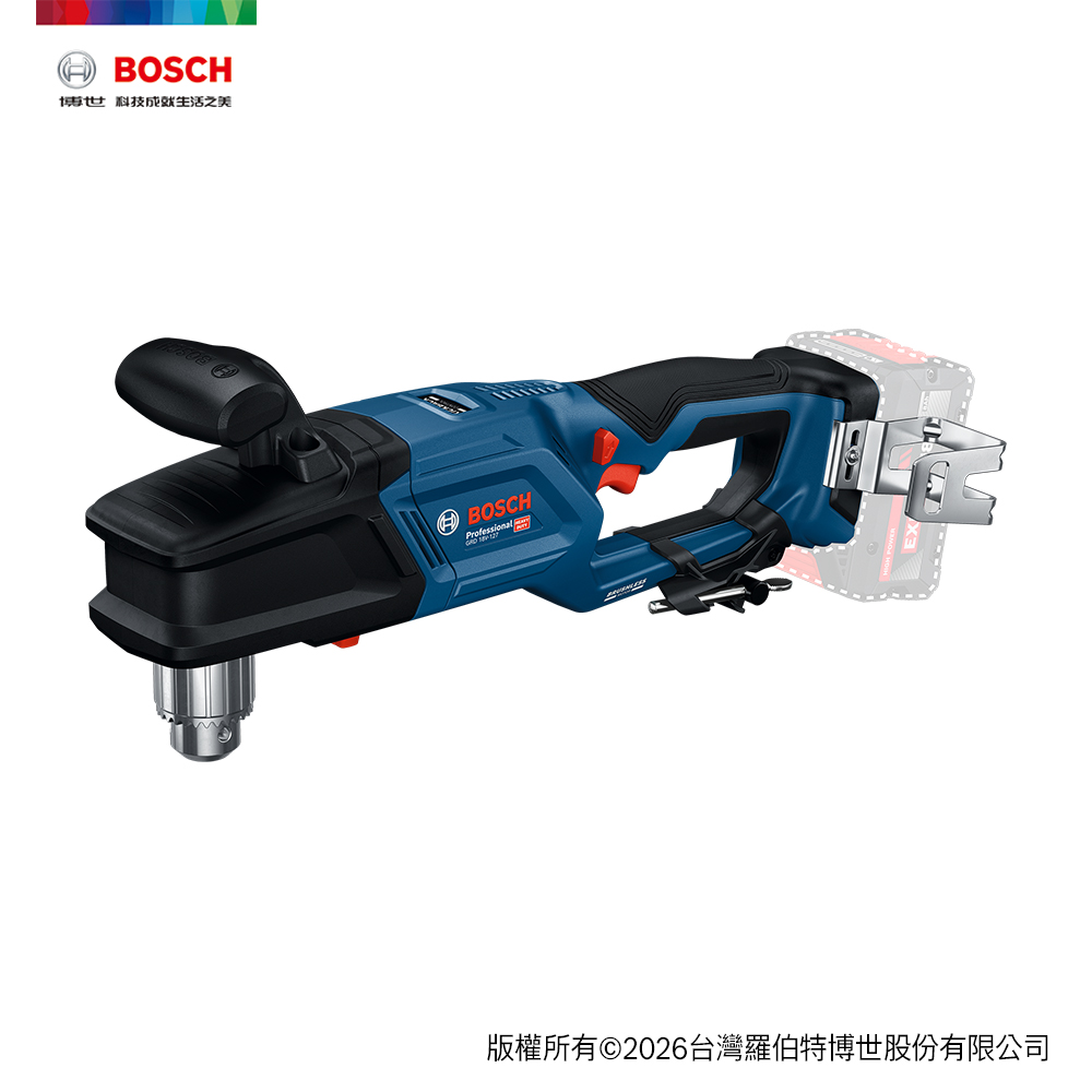 BOSCH 博世 18V 鋰電免碳刷直角四分電鑽 GRD 18V-127 (單機)