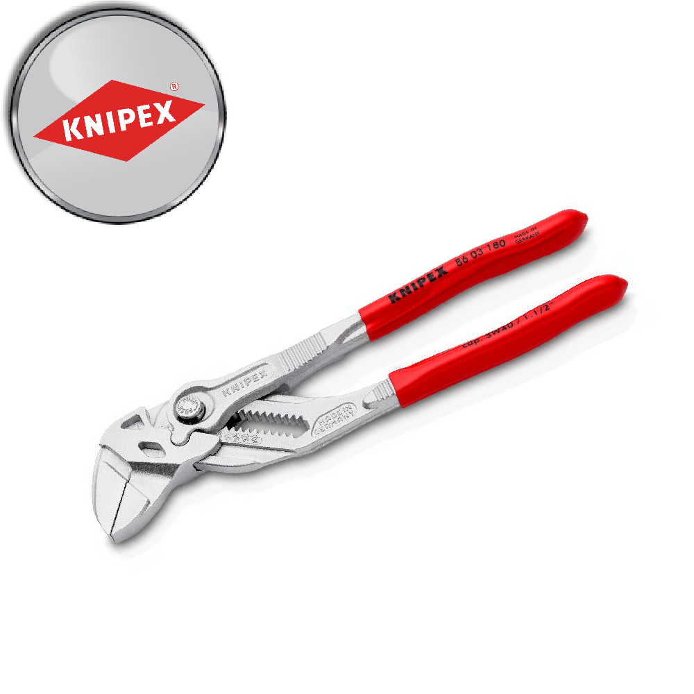 KNIPEX 凱尼派克 180mm經典多功能水管鉗機械戰 86 03 180 SB
