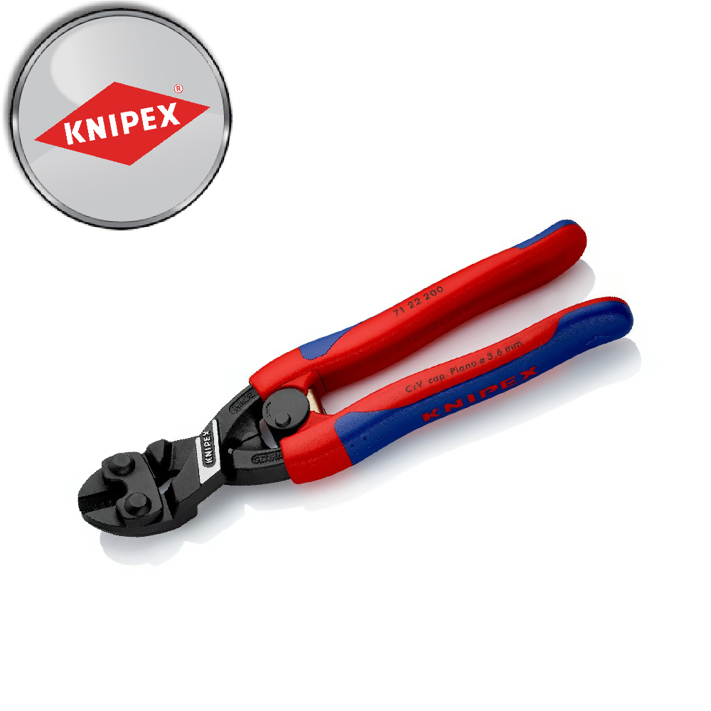 KNIPEX 凱尼派克180mm 超強力斜口鉗(附彈簧) 73 72 180 F - PChome 24h購物