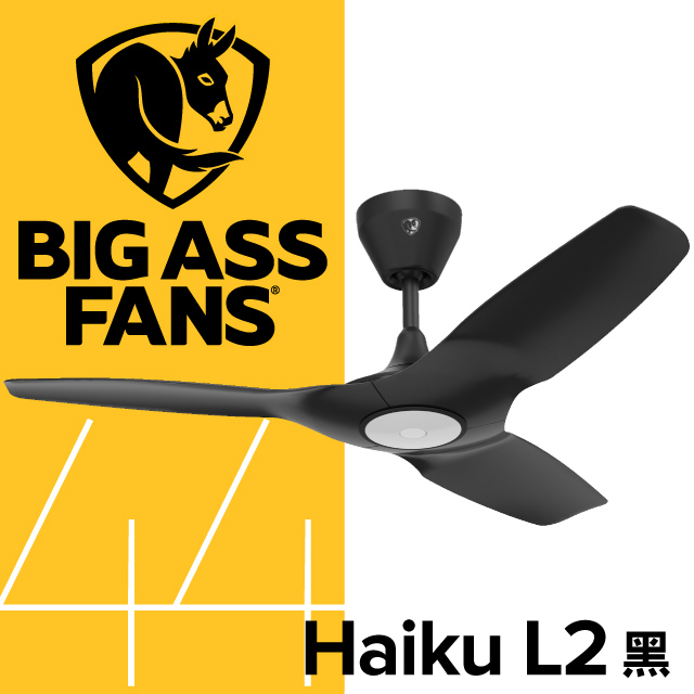 Bigass Haiku 美國Bigass必愛風Haiku L2吊扇112cm黑色全電壓