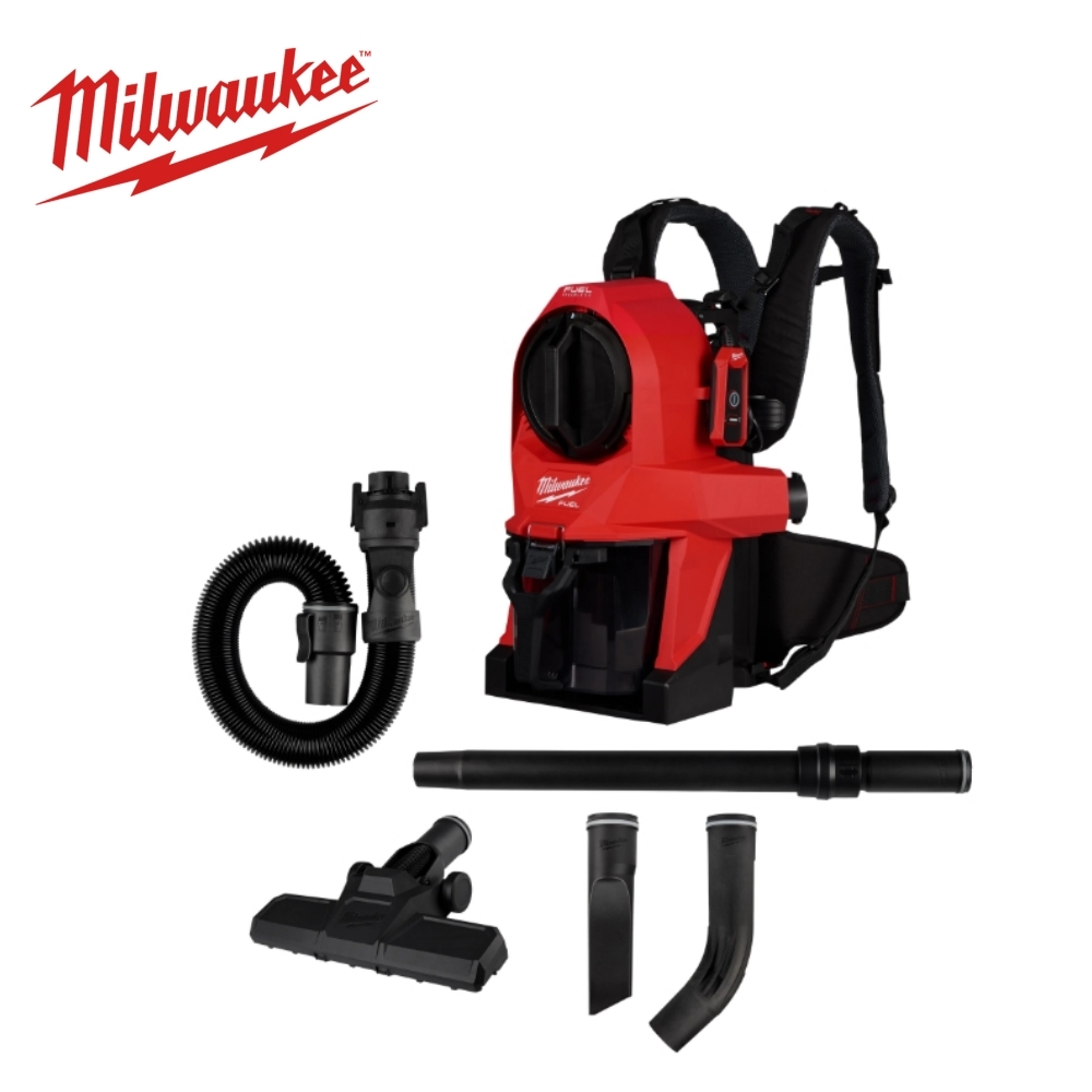Milwaukee 美沃奇 18V 鋰電無刷背負式吸塵器 M18FBPV2 主機+5.0鋰電池一顆+充電器 公司貨