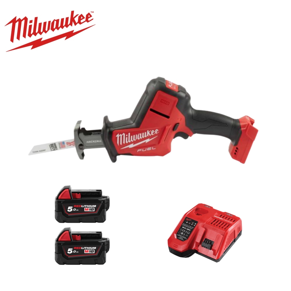 Milwaukee 美沃奇 18V 鋰電 無刷 單手 軍刀鋸 M20FHZ 原廠提箱 雙5.0電池 含充電器 公司貨