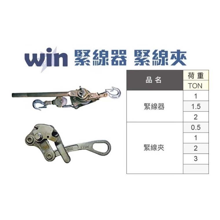 WIN五金 WIN 緊線夾 3T