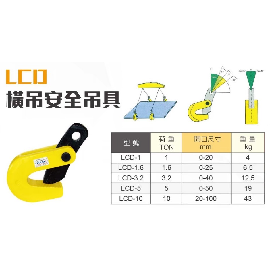WIN五金 WIN L型橫吊 LCD-1.6