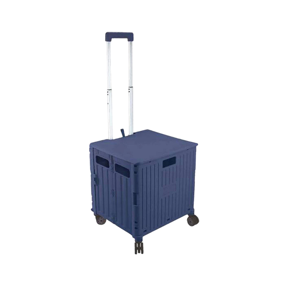 斜拉桿折疊購物車60L(顏色隨機出貨) AK-03063