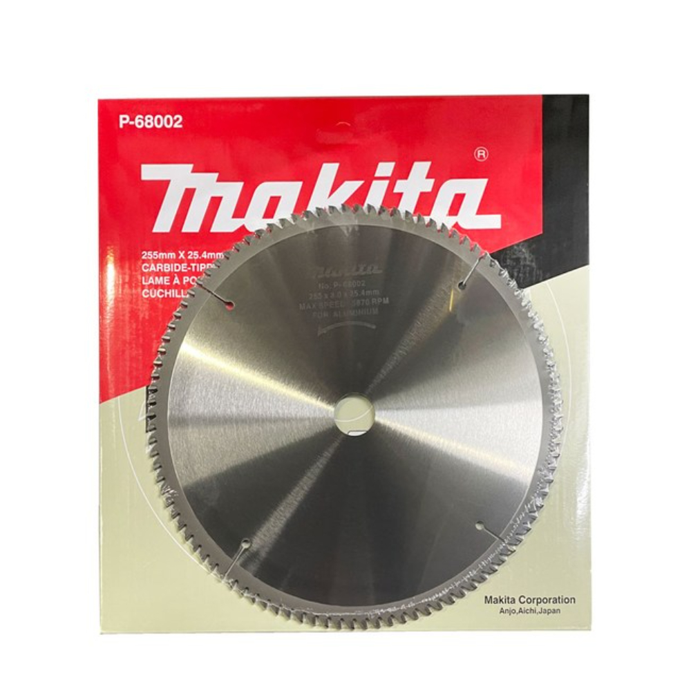 Makita 牧田 10"鋁材鎢鋼鋸片【255*3.0*25.4mm】P-68002