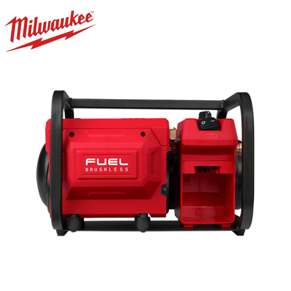 Milwaukee 美沃奇 18V鋰電無碳刷0.5HP空壓機M18FAC單主機