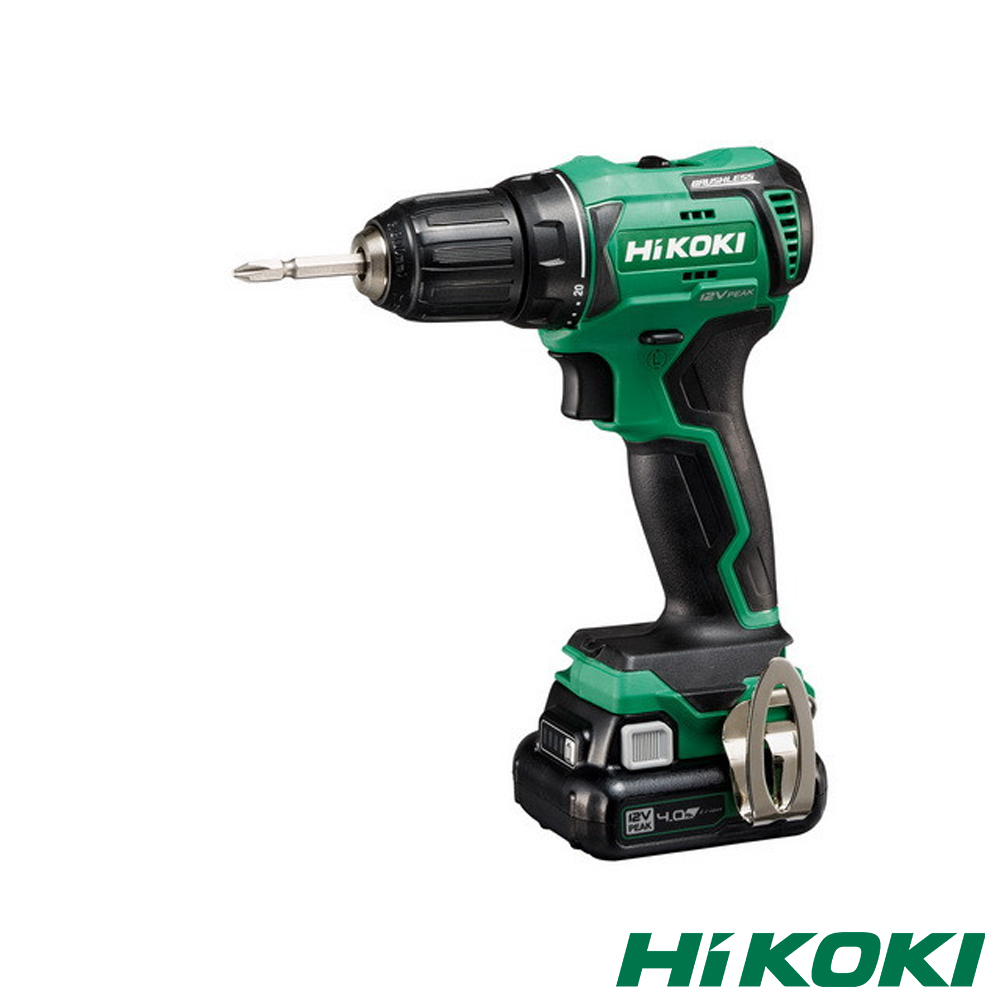 HiKOKI 12V 無刷起子電鑽(雙電4.0Ah) DS12DD