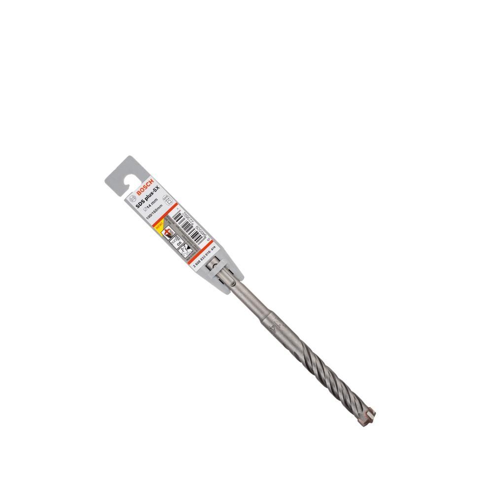 BOSCH 博世 SDS plus-5X 四溝四刃鎚鑽鑽頭 14mm 14x250x310mm