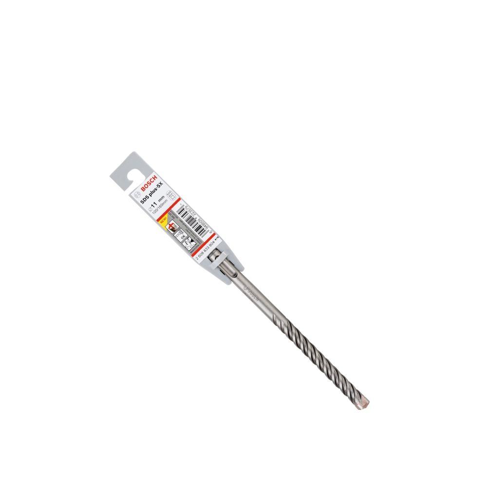 BOSCH 博世 SDS plus-5X 四溝四刃鎚鑽鑽頭 11mm 11x100x160mm