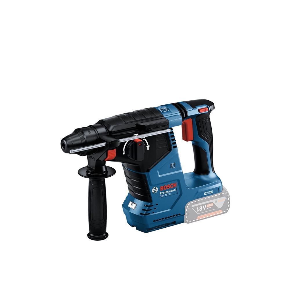 BOSCH 博世 18V 無碳刷免出力鎚鑽 GBH 187-LI 5.0Ah雙電組  GBH 187-LI (5.0Ahx2)