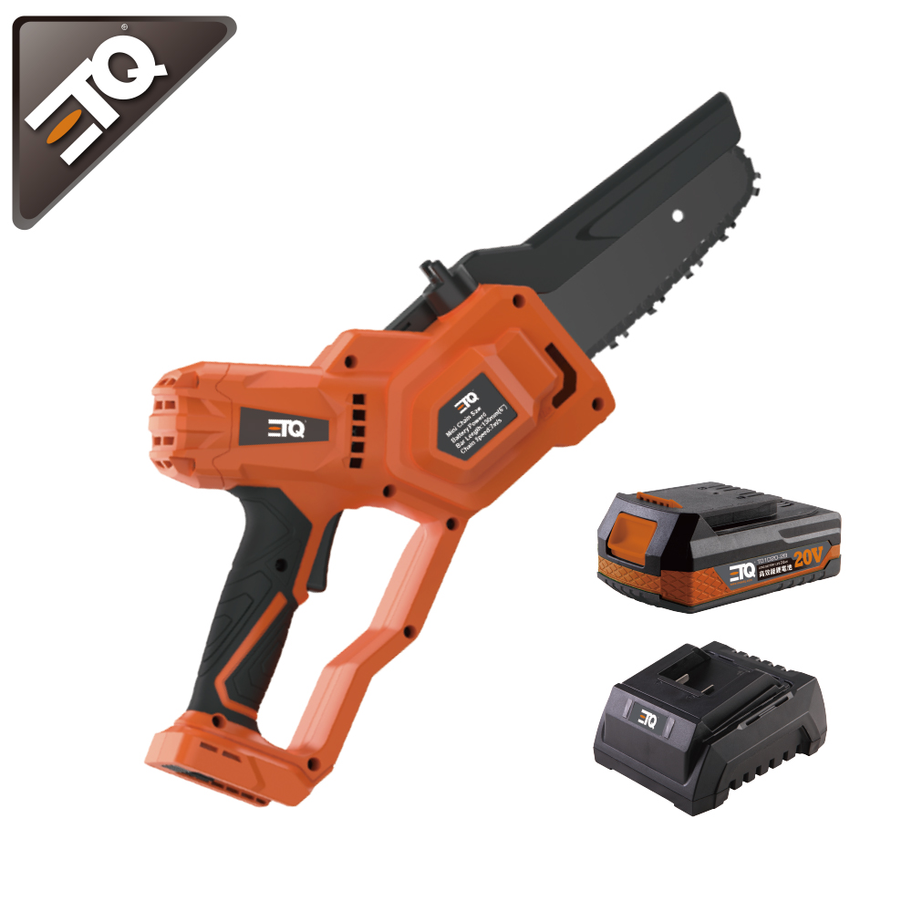 ETQ USA 20V 6吋鋰電迷你鏈鋸-2.0套裝