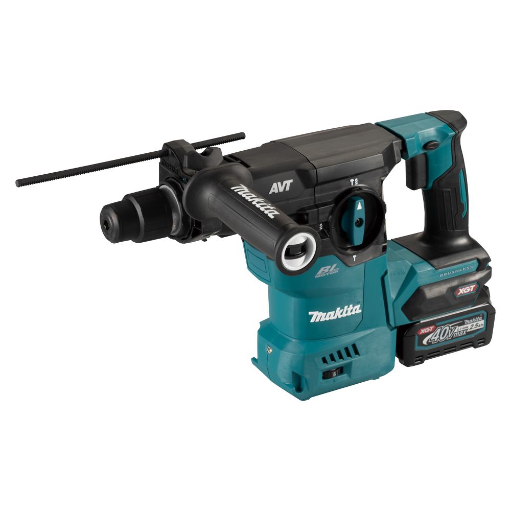 Makita 牧田 HR008GM201 40V無刷四溝鎚鑽(40V 4.0A*2)