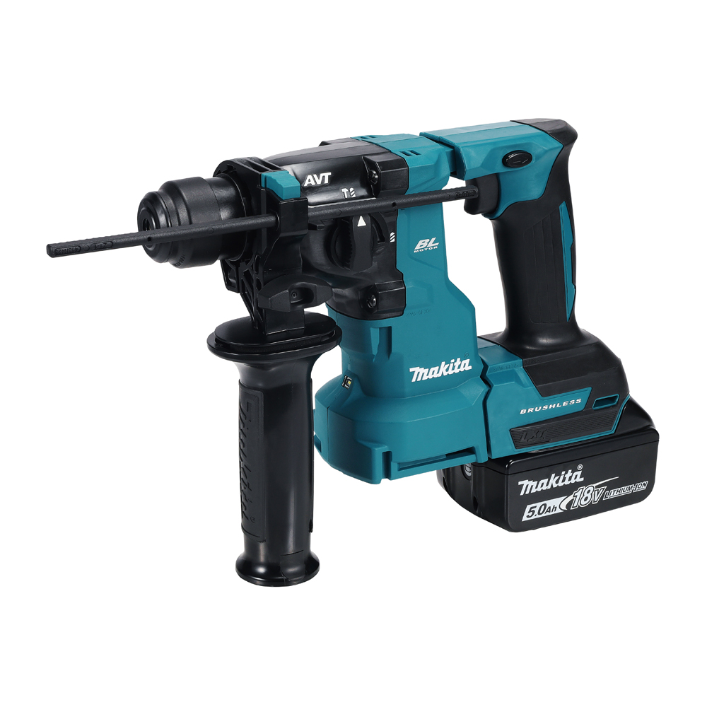 Makita 牧田 DHR183RTWJ 18V無刷鎚鑽附集塵(18V 5.0A*2)