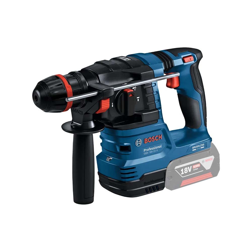 BOSCH 博世 18V無刷通用夾頭鎚鑽 GBH 18V-22 X (空機-不含電池及充電器)
