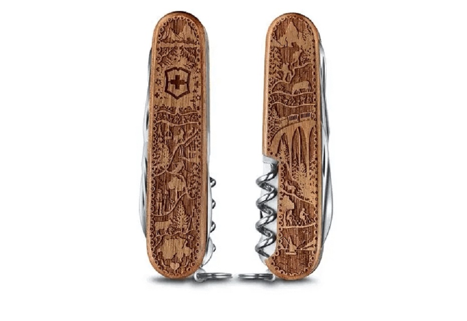 VICTORINOX 瑞士維氏 瑞士製 Swiss Spirit 2021年特別版 胡桃木瑞士刀(1.3701.63L21)