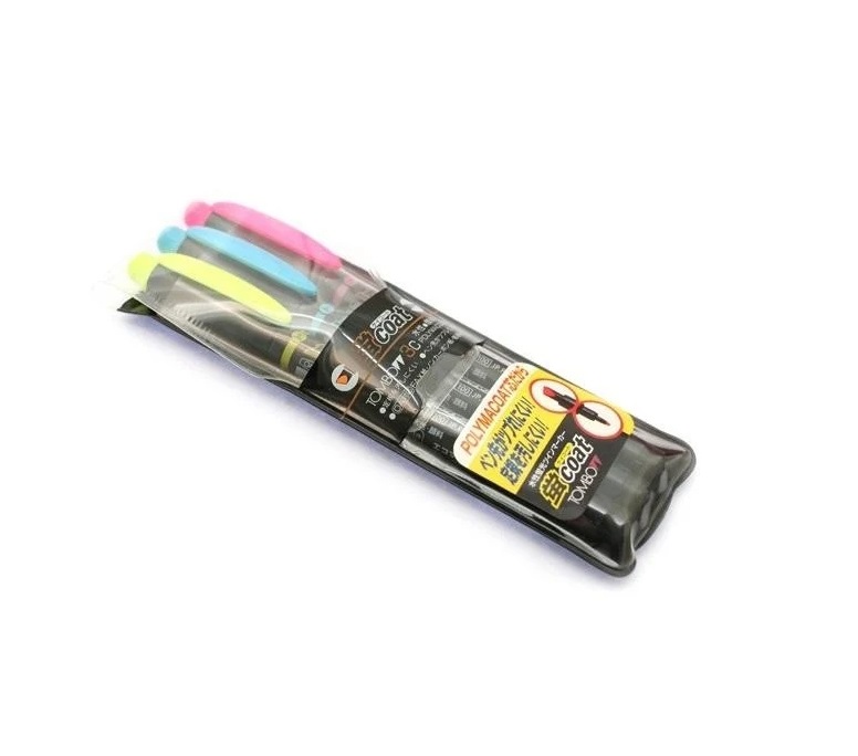 日本 牌 OA雙頭螢光筆 3色組 (WA-TC3C)