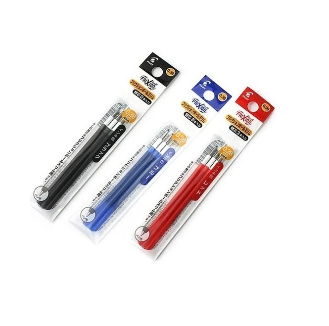 FriXion Ball Slim 0.38mm超細魔擦筆替芯(3入/包 LFBTRF-30UF-3)新製品替芯環保省錢又好書寫