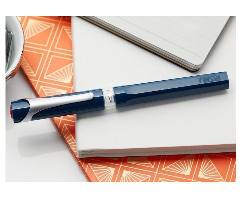 TWSBI 三文堂 臺灣 SWIPE 卡式上墨鋼筆-深海藍