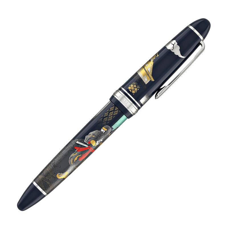 1911 大魚雷桿 21K筆尖 蒔繪鋼筆-Ninja忍者 In(11-5411)