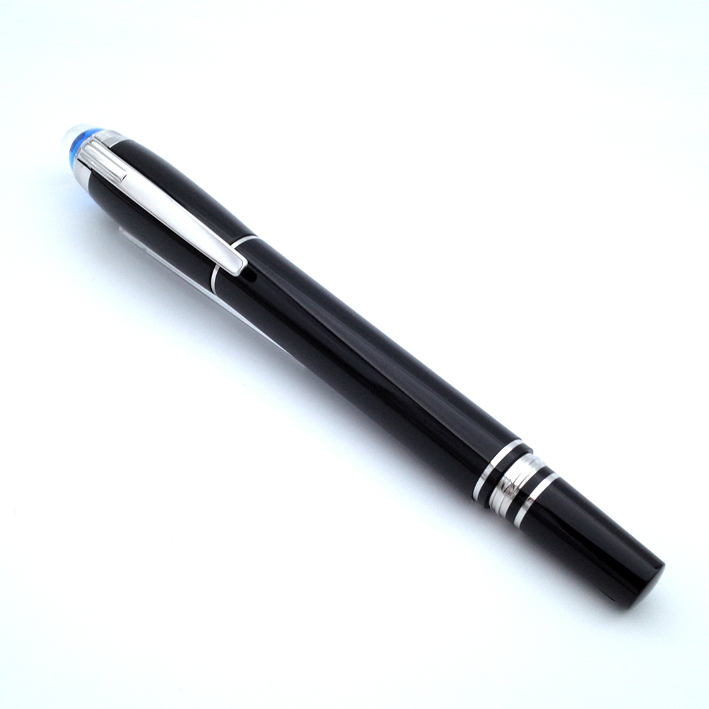 MONTBLANC 萬寶龍 星際行者系列藍色星球珍貴樹脂鋼筆活塞轉換器F尖MB132532 (MB130528)