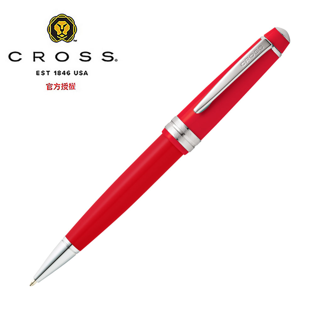 CROSS 高仕 貝禮輕盈系列 亮紅 原子筆 AT0742-7