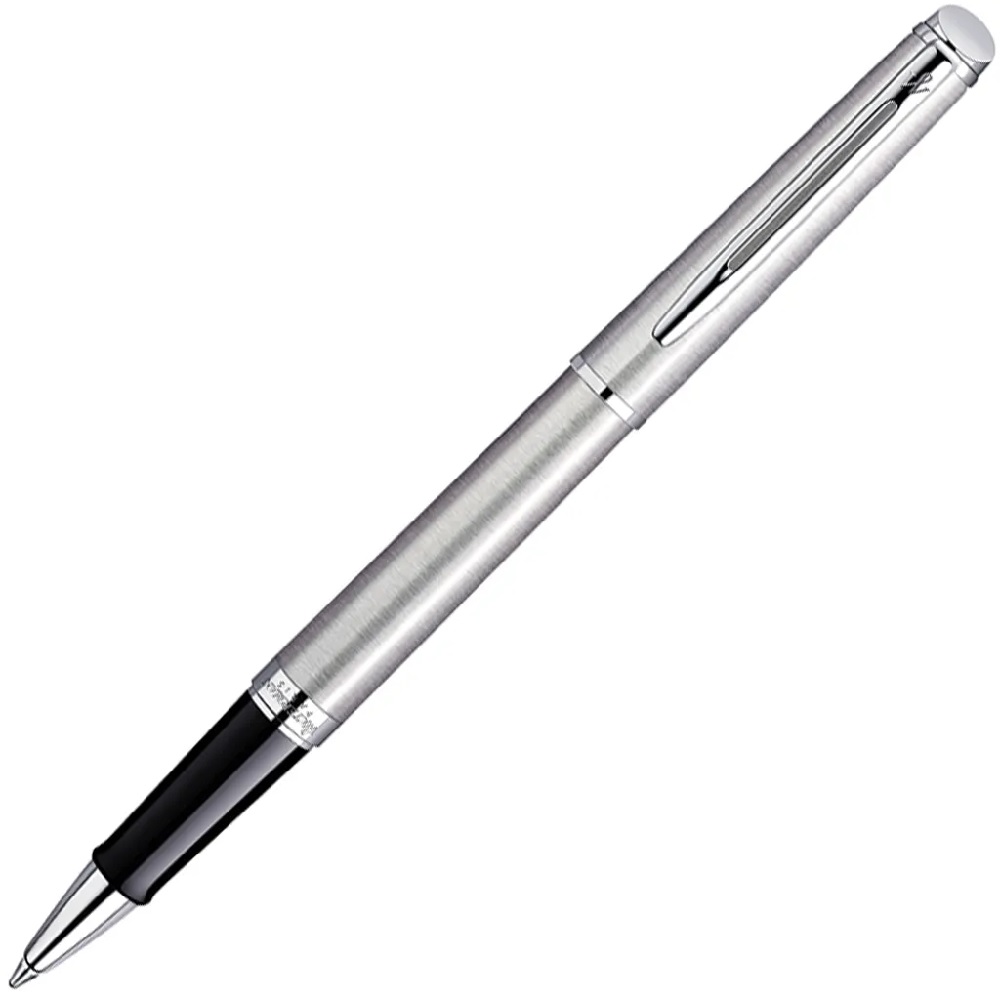 WATERMAN 威迪文 WATERMAN威迪文 雋雅鋼桿白夾 鋼珠筆