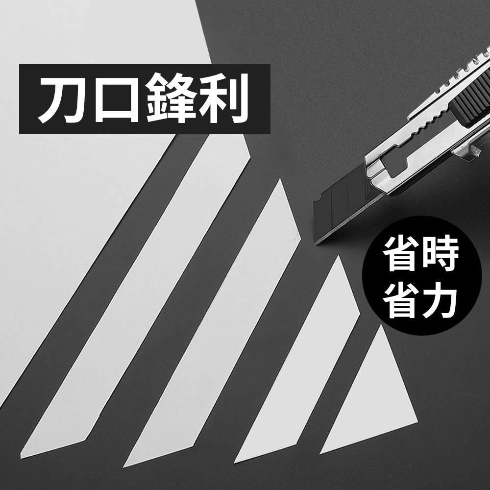 GREENER 贈30枚刀刃 多功能重型美工刀 自動鎖定型大美工刀 辦公室文具工具刀 出貨刀/開箱刀(1刀30芯) - PChome 24h購物