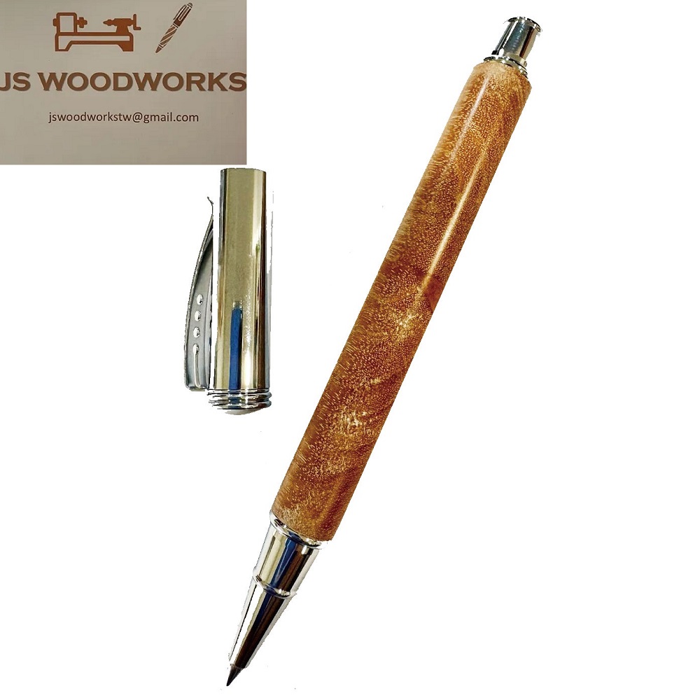 JS Woodworks 手工製台灣龍眼木木製鋼珠筆- PChome 24h購物