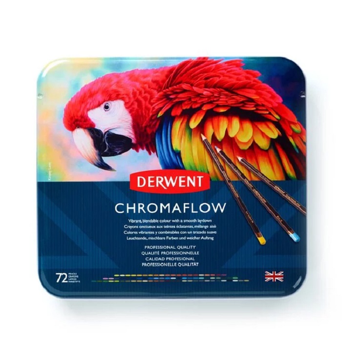 DERWENT 德爾文 DW2306014 CHROMAFLOW 油性色鉛 72色