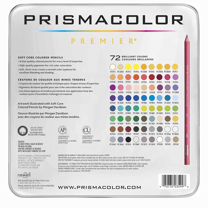 PRISMACOLOR Premier系列頂級油性色鉛筆*72c - PChome 24h購物