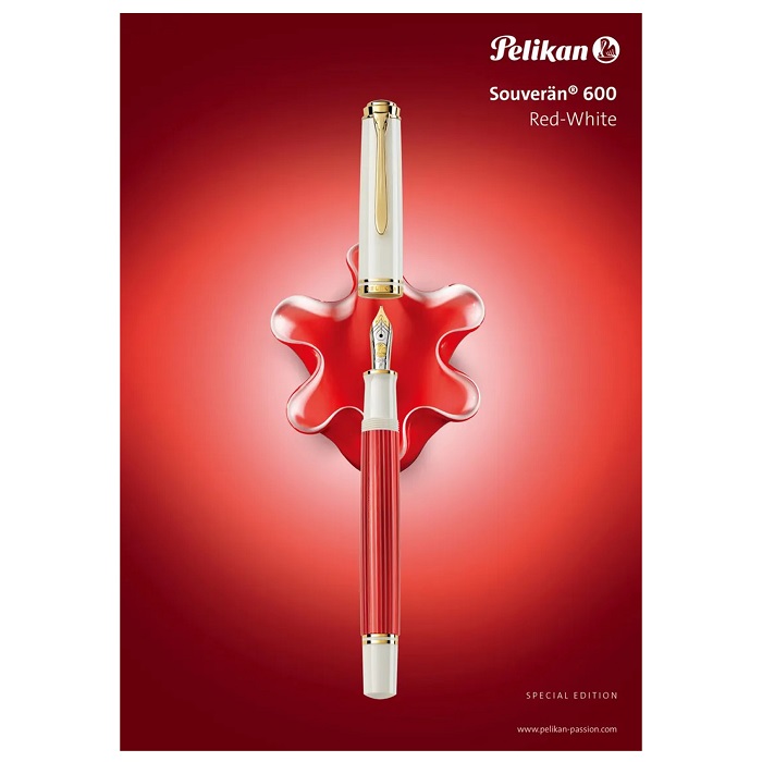 PELIKAN 百利金 M600鋼筆 紅白條紋-2023限定款