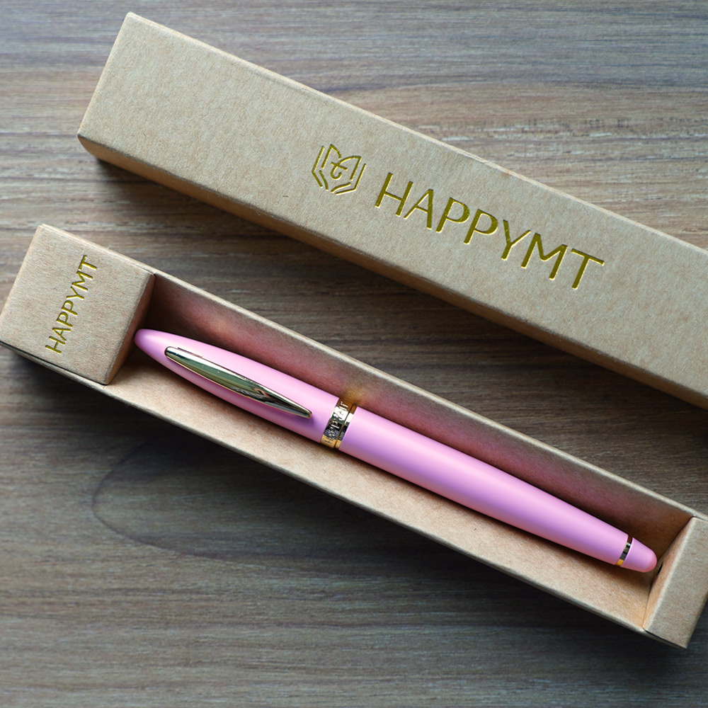 HAPPYMT 開心鋼筆-一斥染金夾-免費客製化刻字