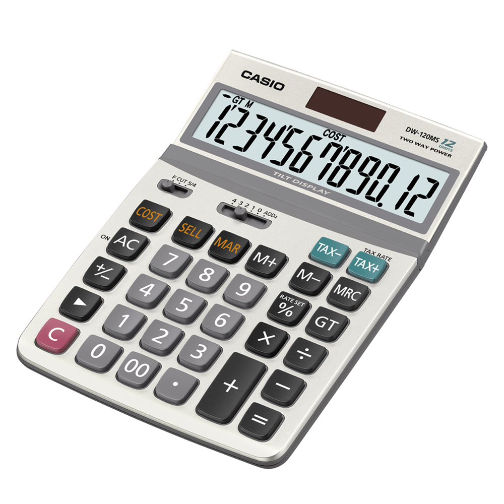 CASIO 卡西歐 可掀式面板型計算機/12位元/DW-120MS