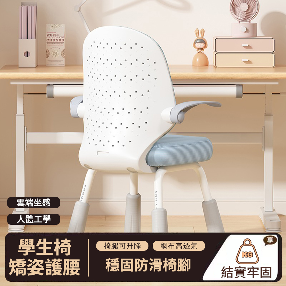 【木洸】機械升降款人體工學椅 舒適久坐學習椅 電腦椅 辦公椅 書桌椅 電競椅 靠背椅