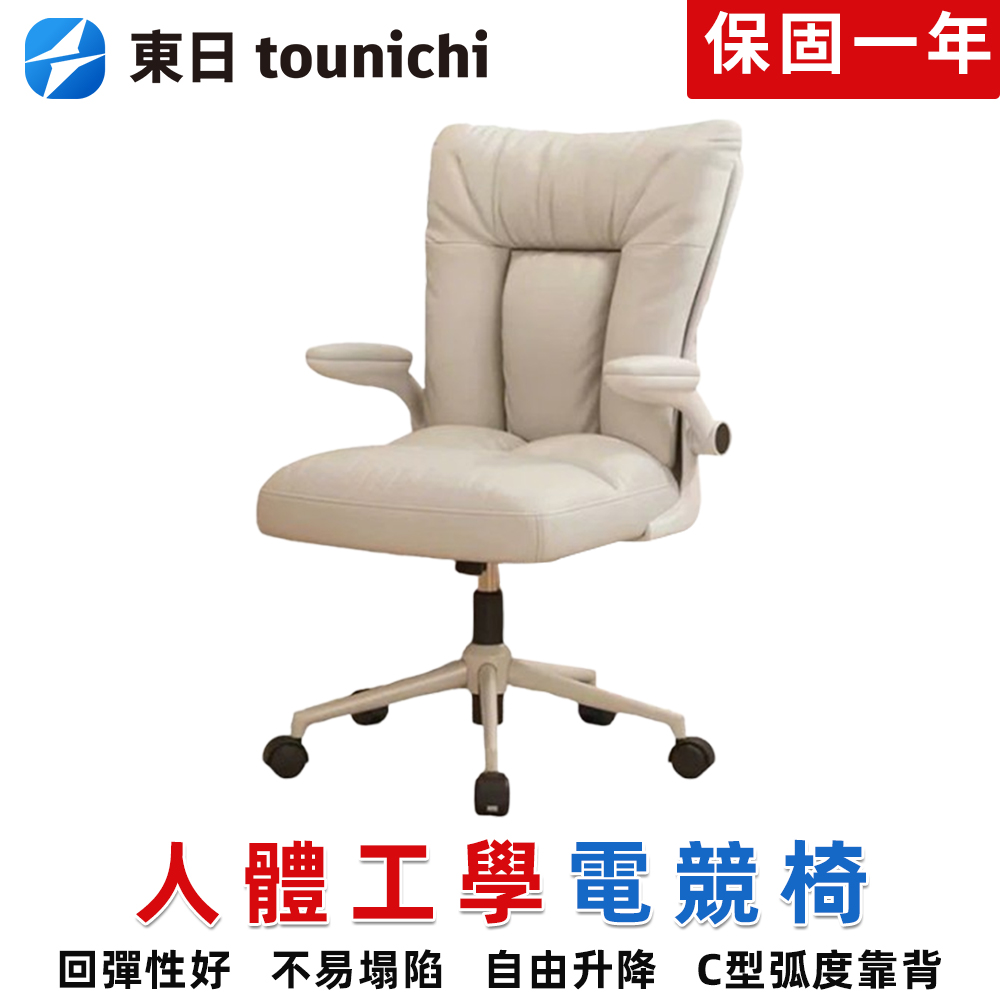 Tounichi 東日 家用人體工學升降電腦椅 舒適靠背書桌椅 學生辦公椅 化妝轉椅