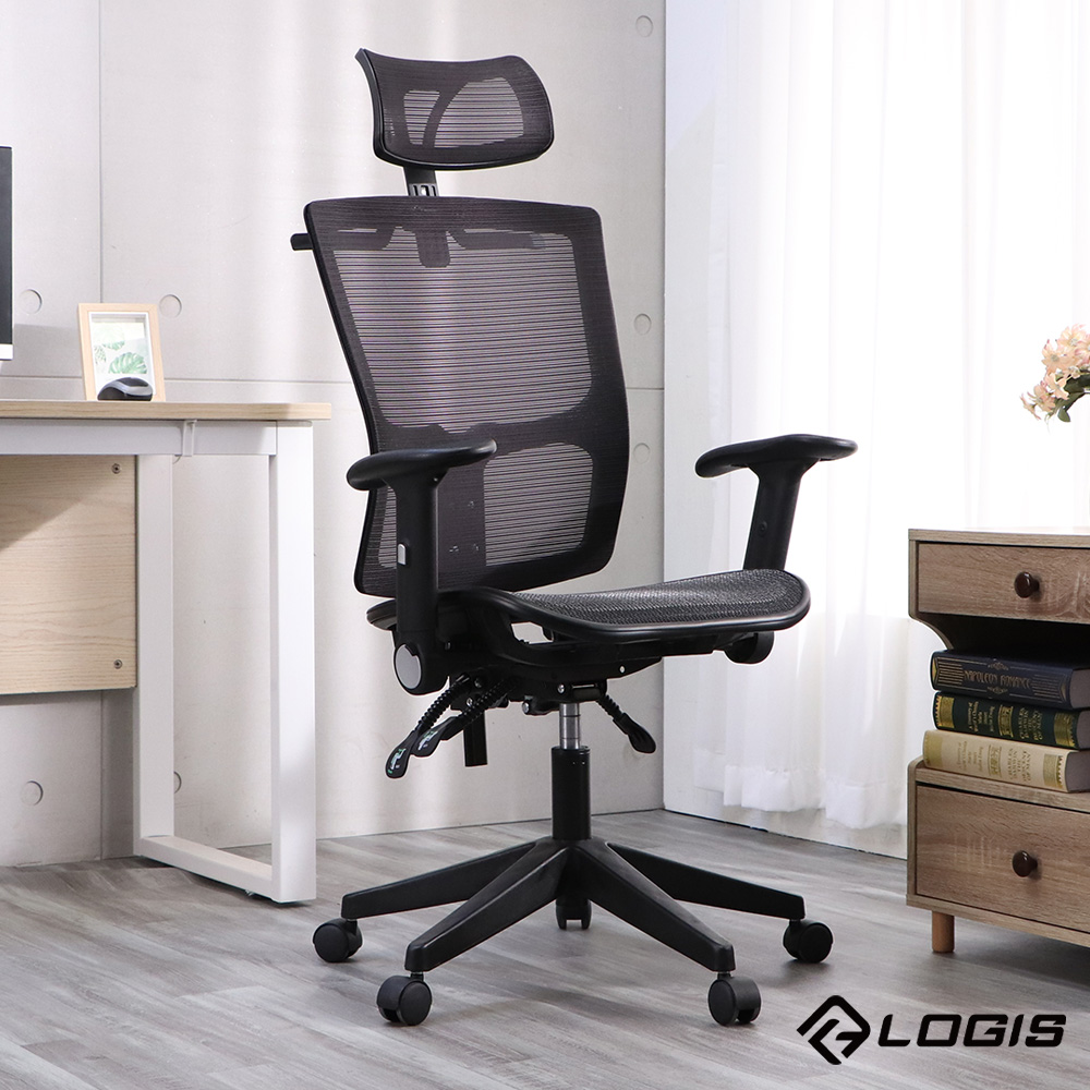 LOGIS 邏爵 台灣製電腦椅 辦公椅 人體工學椅 全網椅 多功能椅 電競椅 家用椅【D9RS】（其他規格）