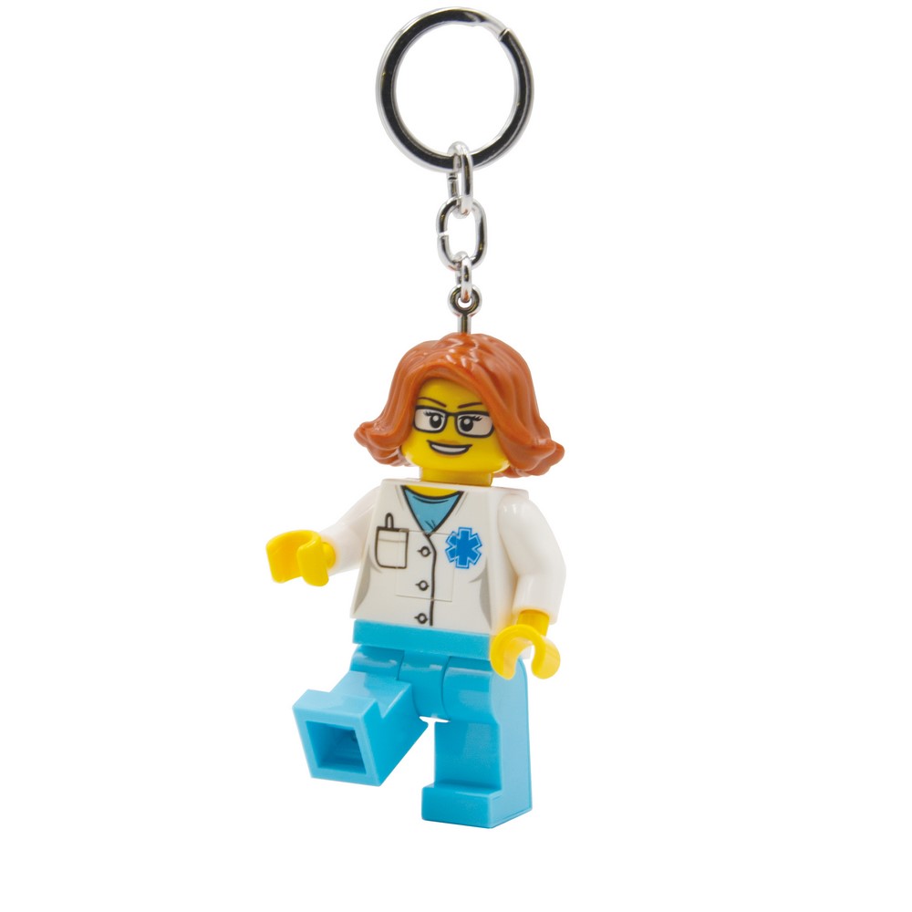 LEGO 樂高 城市系列女醫生鑰匙圈燈