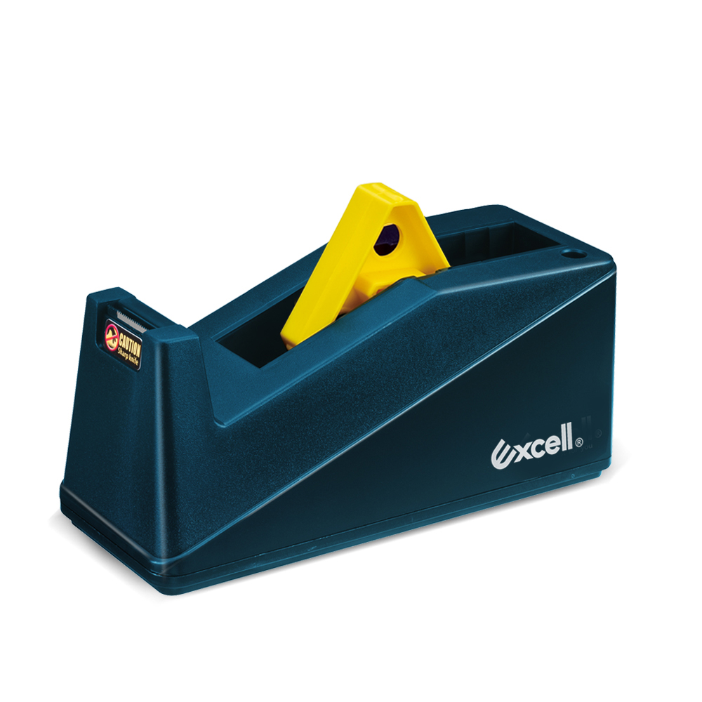 Excell ET-191 桌上型大膠台 雙管芯-不含膠帶 (1入) 穩定防滑 文具膠台