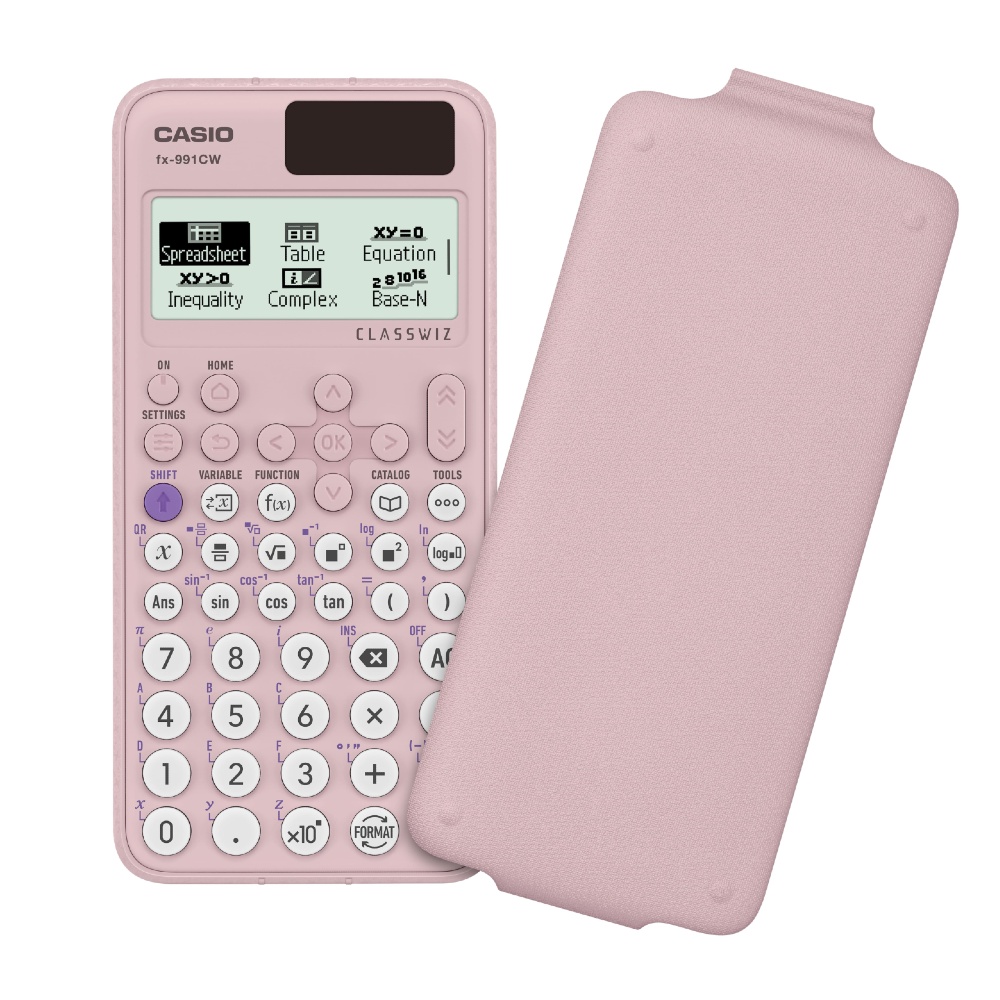 CASIO 卡西歐12位數新色第2代工程型計算機-(FX-991ESPLUS-2-PK)莫蘭迪