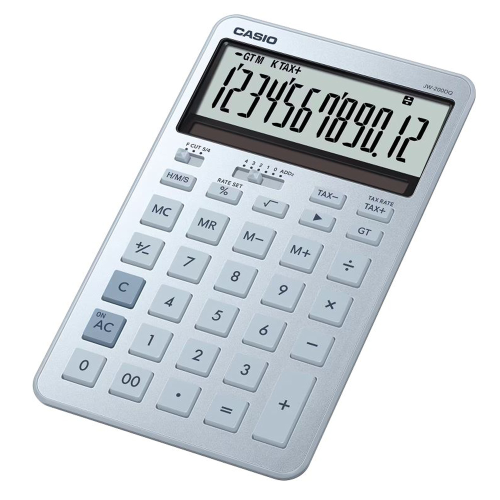 CASIO 卡西歐 閃耀時尚桌上型曜石計算機JW-200DQ-GD)