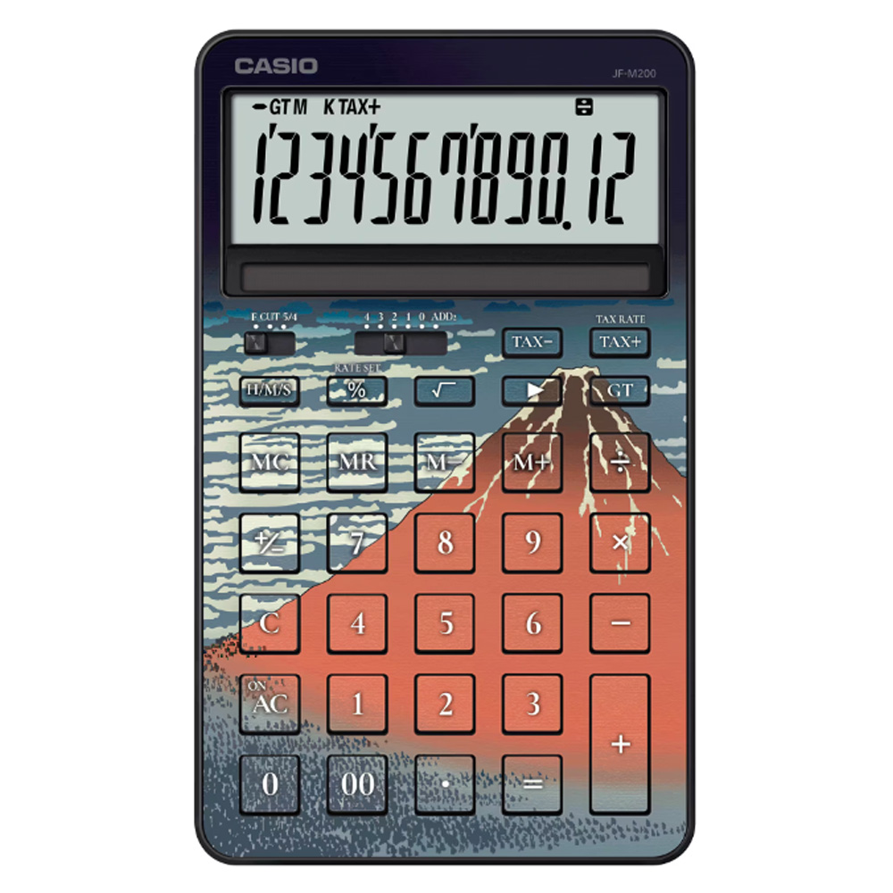 CASIO 卡西歐 12位數桌上型商用計算機-(JF-120FM)